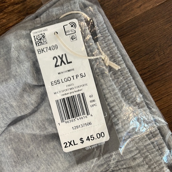adidas Men's Essentials Performance Logo Pants NWT Sz 2XL - Picture 5 of 7